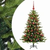 Dirbtinė Kalėdų eglutė su burbulais 120 cm 150 LED Šilta balta
