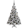 Dirbtinė Kalėdų eglutė su burbulais 120 cm 150 LED Šilta balta
