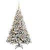 Dirbtinė Kalėdų eglutė su burbulais 120 cm 150 LED Šilta balta