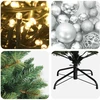 Dirbtinė Kalėdų eglutė su burbulais 120 cm 150 LED Šilta balta