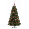 Dirbtinė Kalėdų eglutė su burbulais 120 cm 150 LED Šilta balta