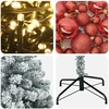 Dirbtinė Kalėdų eglutė su burbulais 120 cm 150 LED Šilta balta