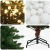 Dirbtinė Kalėdų eglutė su burbulais 120 cm 150 LED Šilta balta