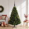 Dirbtinė Kalėdų eglutė su burbulais 120 cm 150 LED Šilta balta