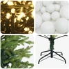 Dirbtinė Kalėdų eglutė su burbulais 120 cm 150 LED Šilta balta