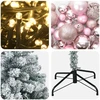 Dirbtinė Kalėdų eglutė su burbulais 120 cm 150 LED Šilta balta