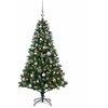 Dirbtinė Kalėdų eglutė su burbulais 120 cm 150 LED Šilta balta