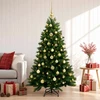 Dirbtinė Kalėdų eglutė su burbulais 120 cm 150 LED Šilta balta
