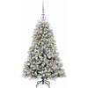 Dirbtinė Kalėdų eglutė su burbulais 120 cm 150 LED Šilta balta
