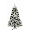 Dirbtinė Kalėdų eglutė su burbulais 120 cm 150 LED Šilta balta