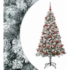 Dirbtinė Kalėdų eglutė su burbulais 120 cm 150 LED Šilta balta