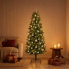 Dirbtinė Kalėdų eglutė su burbulais 150 cm 150 LED Šilta balta