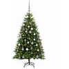 Dirbtinė Kalėdų eglutė su burbulais 150 cm 150 LED Šilta balta