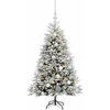 Dirbtinė Kalėdų eglutė su burbulais 150 cm 150 LED Šilta balta