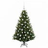 Dirbtinė Kalėdų eglutė su burbulais 150 cm 150 LED Šilta balta