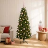 Dirbtinė Kalėdų eglutė su burbulais 150 cm 150 LED Šilta balta