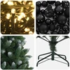 Dirbtinė Kalėdų eglutė su burbulais 150 cm 150 LED Šilta balta