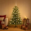 Dirbtinė Kalėdų eglutė su burbulais 150 cm 150 LED Šilta balta