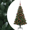 Dirbtinė Kalėdų eglutė su burbulais 150 cm 150 LED Šilta balta