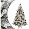 Dirbtinė Kalėdų eglutė su burbulais 150 cm 150 LED Šilta balta