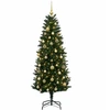 Dirbtinė Kalėdų eglutė su burbulais 150 cm 150 LED Šilta balta