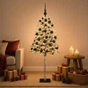 Dirbtinė Kalėdų eglutė su burbulais 150 cm 150 LED Šilta balta