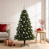 Dirbtinė Kalėdų eglutė su burbulais 150 cm 150 LED Šilta balta