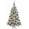 Dirbtinė Kalėdų eglutė su burbulais 150 cm 150 LED Šilta balta