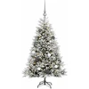 Dirbtinė Kalėdų eglutė su burbulais 150 cm 150 LED Šilta balta