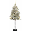 Dirbtinė Kalėdų eglutė su burbulais 150 cm 150 LED Šilta balta