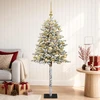 Dirbtinė Kalėdų eglutė su burbulais 150 cm 150 LED Šilta balta