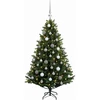 Dirbtinė Kalėdų eglutė su burbulais 150 cm 150 LED Šilta balta