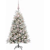 Dirbtinė Kalėdų eglutė su burbulais 150 cm 150 LED Šilta balta