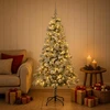 Dirbtinė Kalėdų eglutė su burbulais 150 cm 150 LED Šilta balta