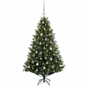 Dirbtinė Kalėdų eglutė su burbulais 150 cm 150 LED Šilta balta
