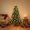 Dirbtinė Kalėdų eglutė su burbulais 150 cm 150 LED Šilta balta