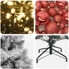 Dirbtinė Kalėdų eglutė su burbulais 150 cm 150 LED Šilta balta