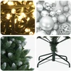 Dirbtinė Kalėdų eglutė su burbulais 150 cm 150 LED Šilta balta