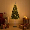 Dirbtinė Kalėdų eglutė su burbulais 150 cm 150 LED Šilta balta