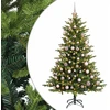Dirbtinė Kalėdų eglutė su burbulais 180 cm 300 LED Šilta balta