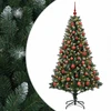 Dirbtinė Kalėdų eglutė su burbulais 180 cm 300 LED Šilta balta
