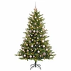 Dirbtinė Kalėdų eglutė su burbulais 180 cm 300 LED Šilta balta