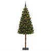 Dirbtinė Kalėdų eglutė su burbulais 180 cm 300 LED Šilta balta