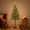 Dirbtinė Kalėdų eglutė su burbulais 180 cm 300 LED Šilta balta
