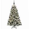 Dirbtinė Kalėdų eglutė su burbulais 180 cm 300 LED Šilta balta