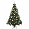 Dirbtinė Kalėdų eglutė su burbulais 180 cm 300 LED Šilta balta