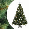 Dirbtinė Kalėdų eglutė su burbulais 180 cm 300 LED Šilta balta