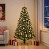 Dirbtinė Kalėdų eglutė su burbulais 180 cm 300 LED Šilta balta
