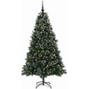 Dirbtinė Kalėdų eglutė su burbulais 180 cm 300 LED Šilta balta