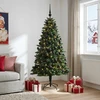 Dirbtinė Kalėdų eglutė su burbulais 210 cm 300 LED Šilta balta